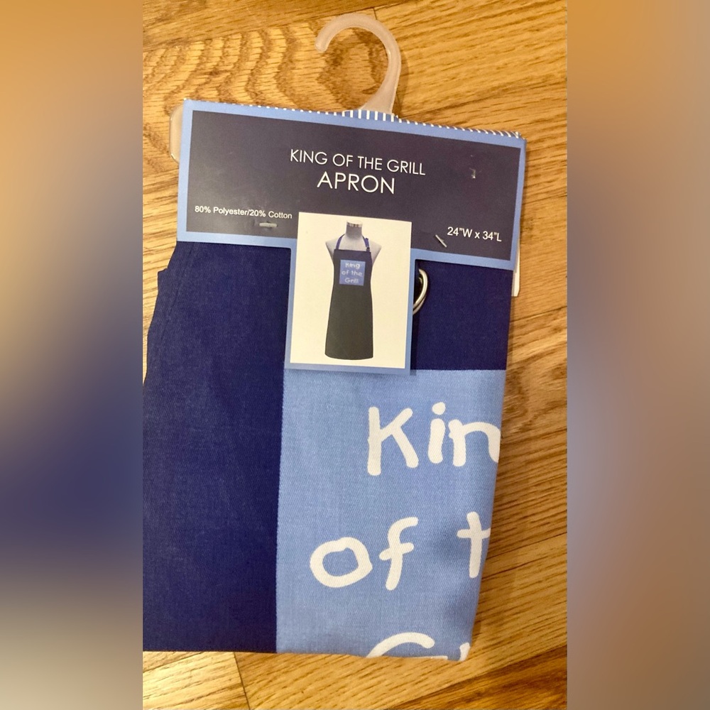 Apron “King of the Grill” Blue - NEW